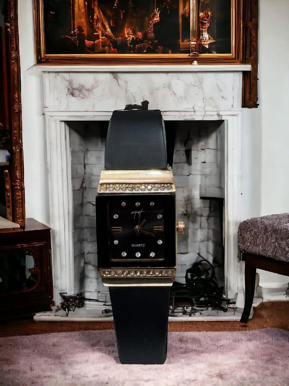 Women’s Square Black Quartz Watch