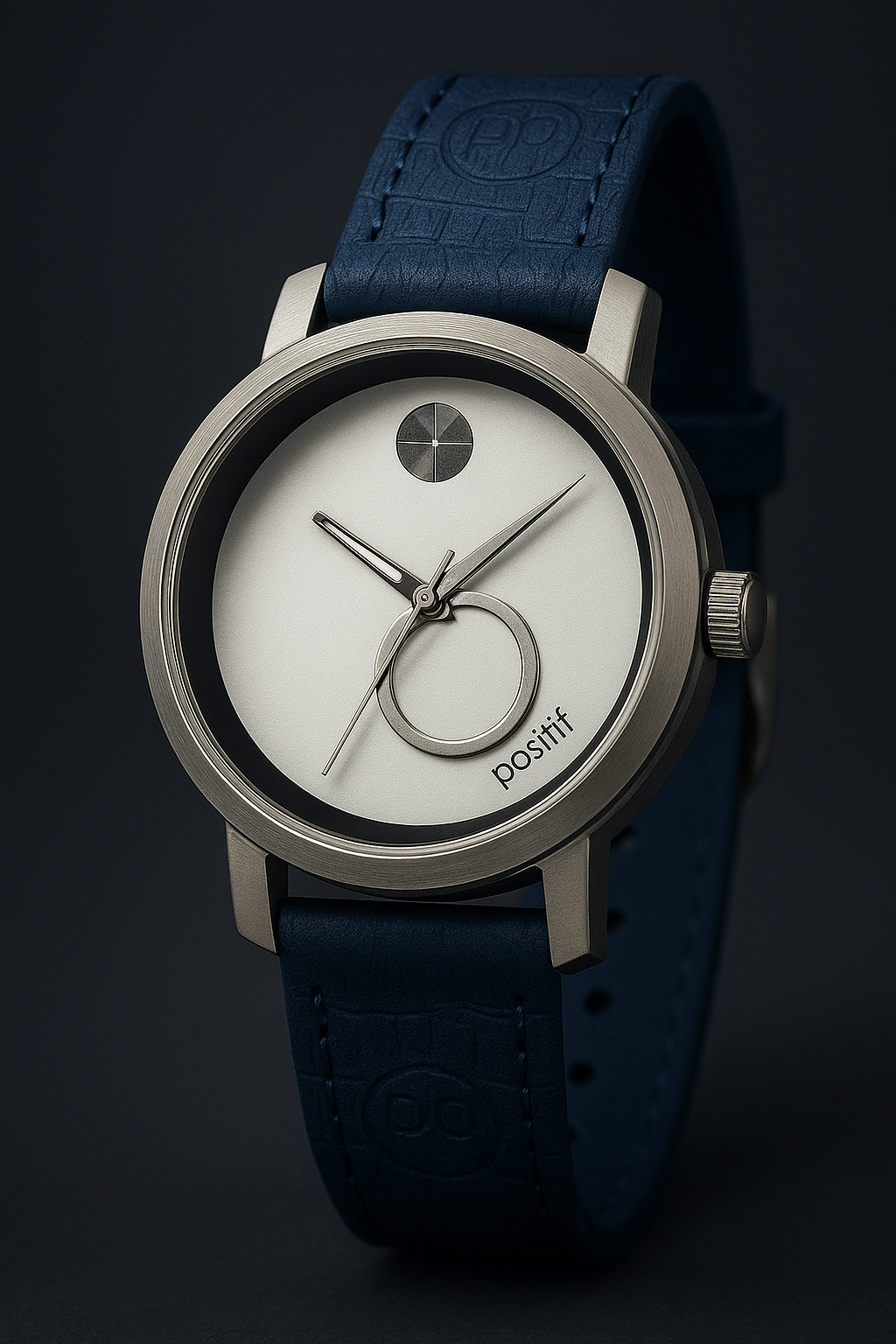 Girls’ Blue Rubber Analogue Watch